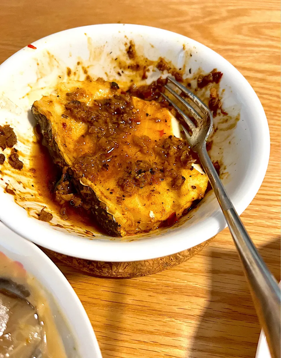 Steamed cod fish with spicy black bean paste|Florrieさん