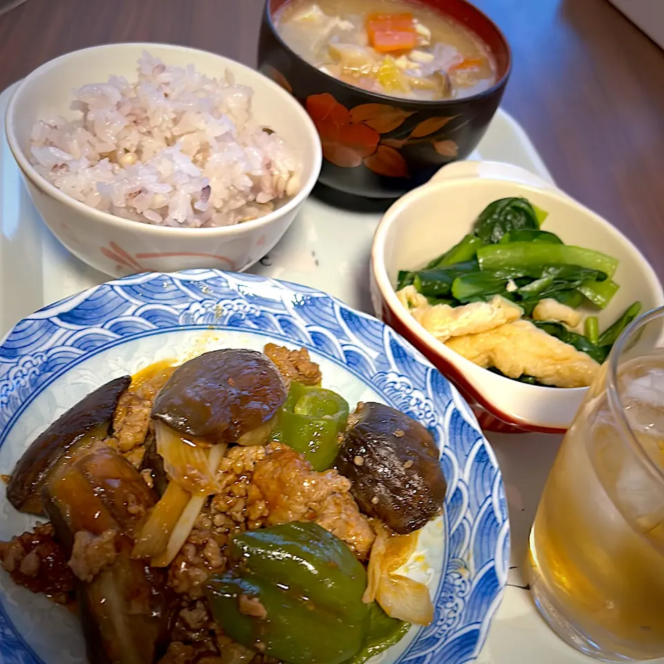 本日の夕食は麻婆茄子|こまめさん