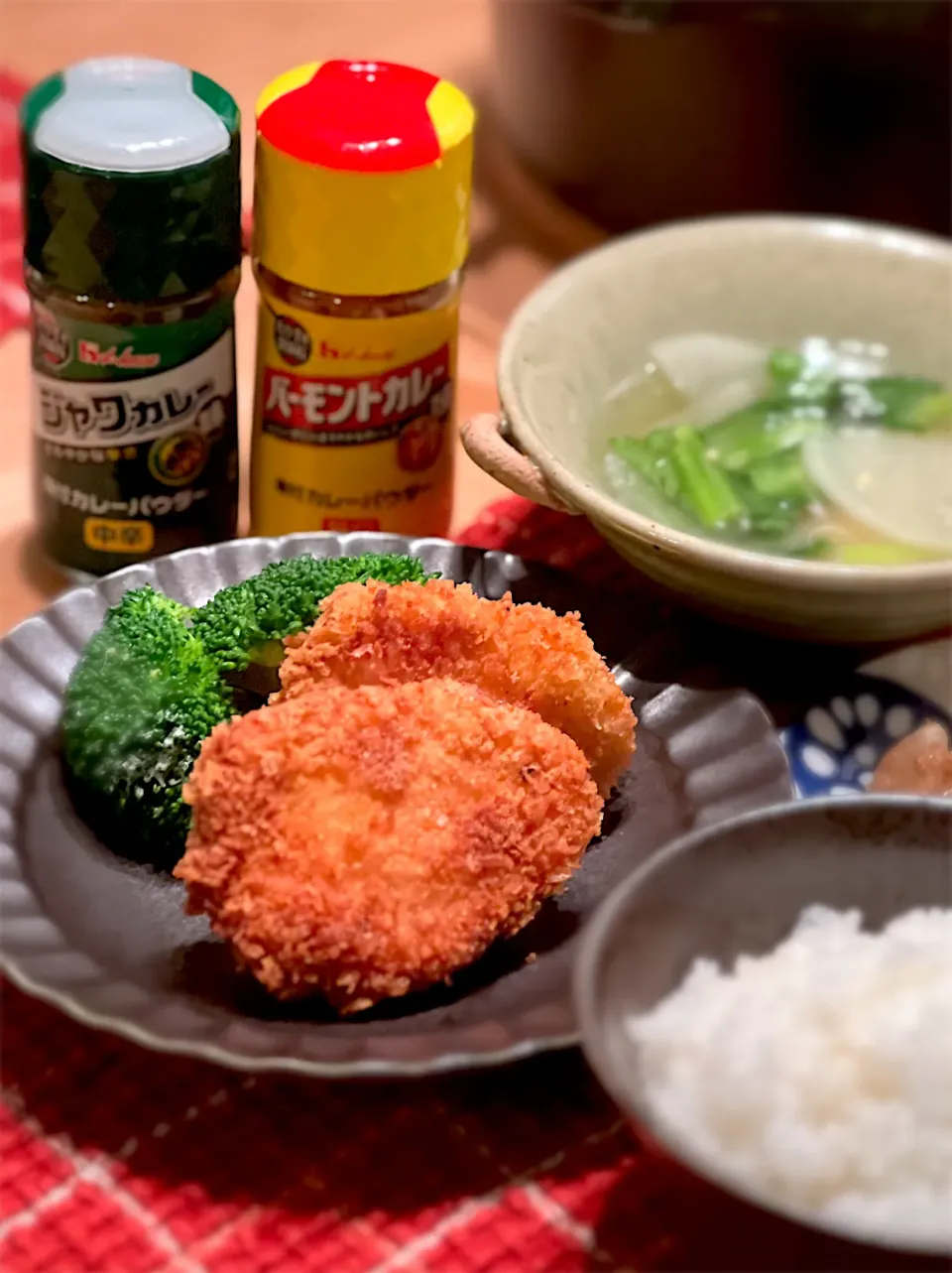 味付カレーパウダーで味変チキンカツ✨|ふぅさん