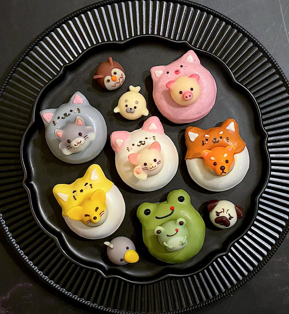 似たものどーなつ🍩🐱🐱🐶🐶