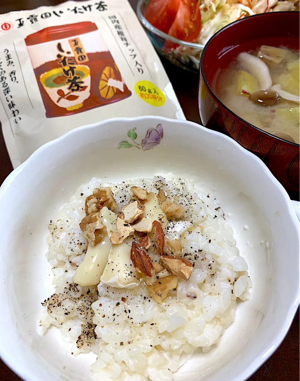 Snapdishの料理写真:椎茸茶リゾット🥣|がおりんさん