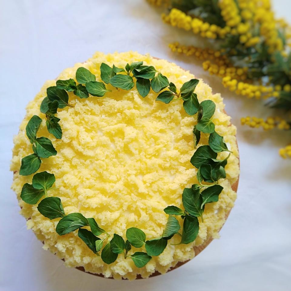 ミモザケーキ