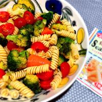 すぐにできた塩レモンの温野菜サラダ🥗