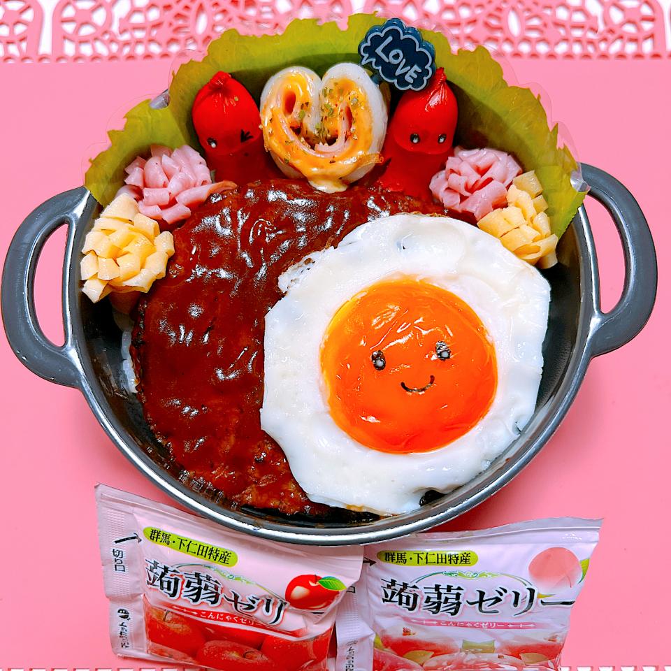 ロコモコ丼お弁当🍱