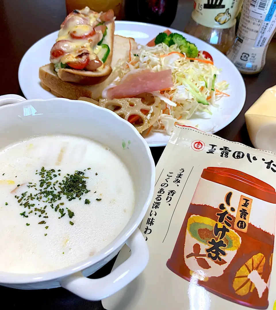 朝食に椎茸茶スープ🥣|がおりんさん