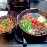 中華うどんとミニ牛飯