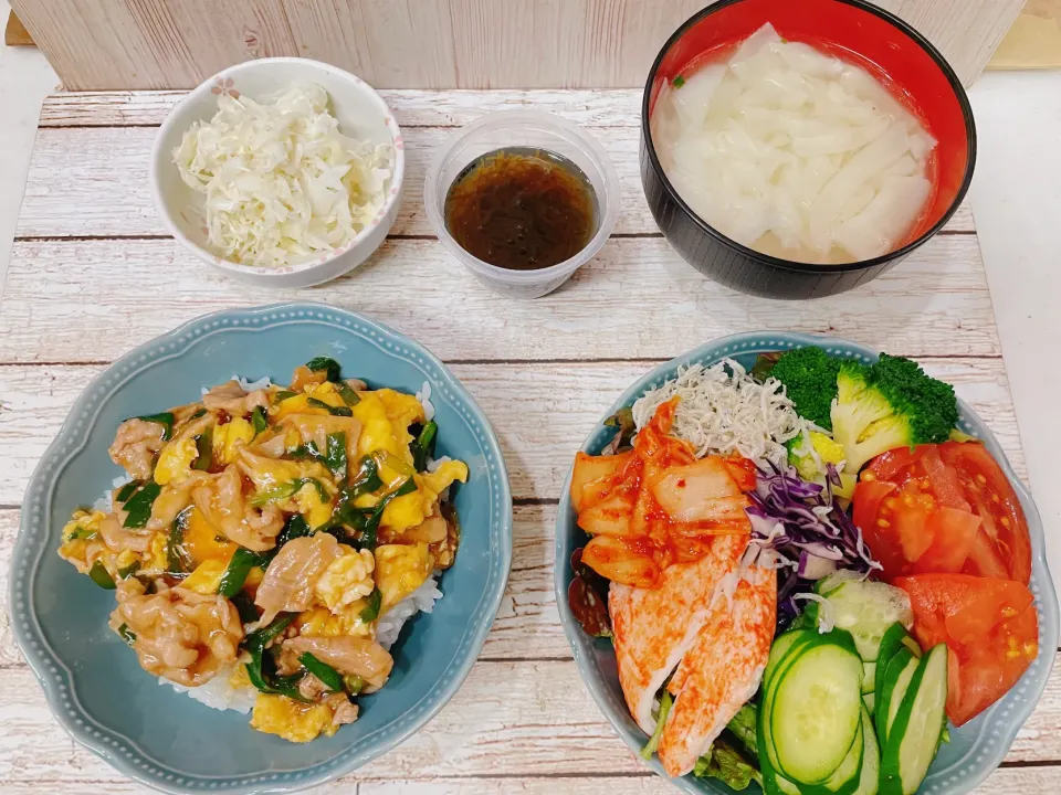 豚肉と玉子の甘酢あんかけ丼|chou  chouさん