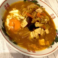 Snapdishの料理写真:インスタントラーメン道④〜鍋の締め〜|lilydrawさん