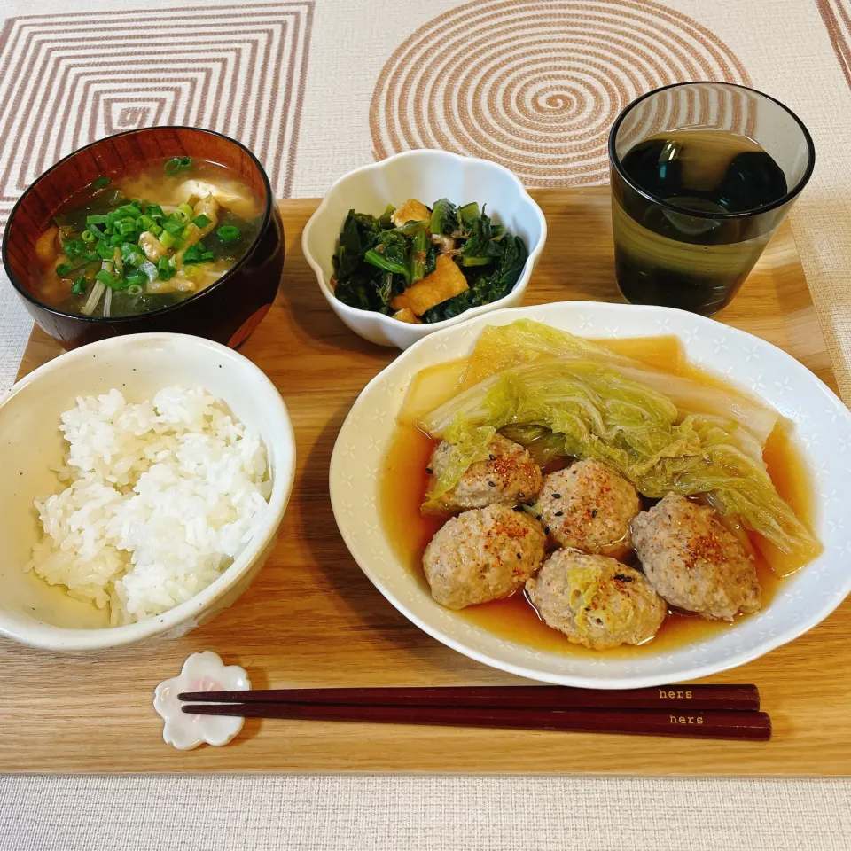 とろとろ白菜とつみれの煮物|Norikoさん