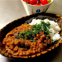 茄子トマトのきのこカレー🍛