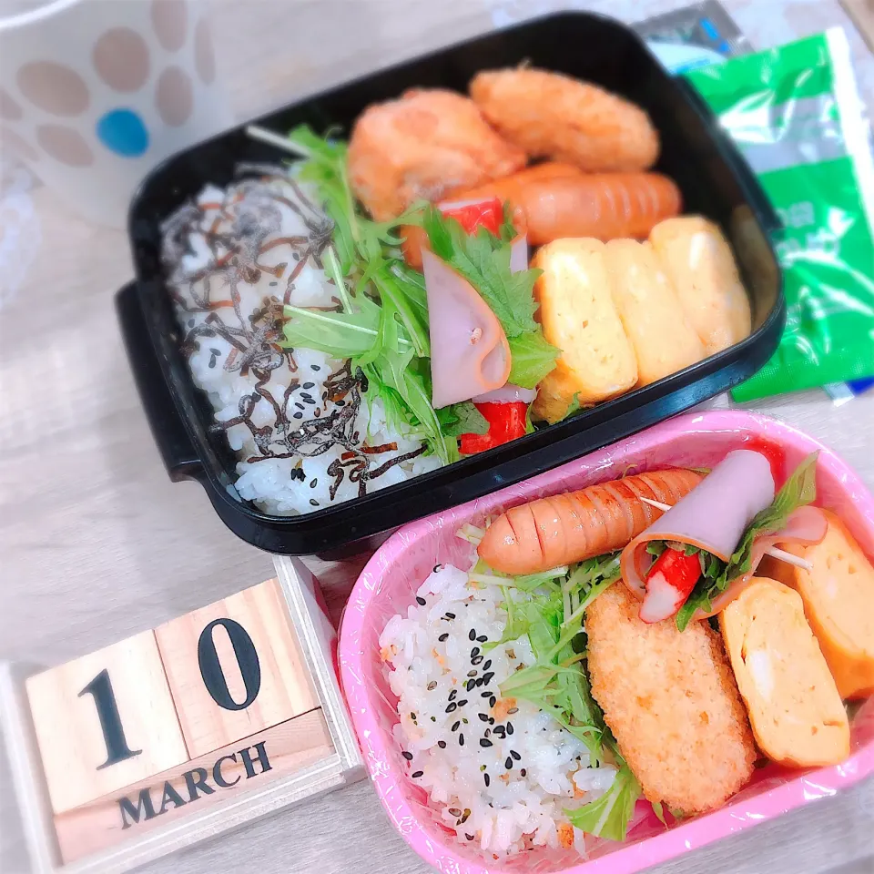 Snapdishの料理写真:今日もお弁当⑅︎◡̈︎*2023.3.10|ぁゃ🍃さん