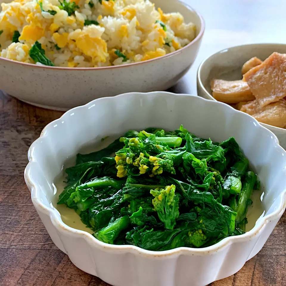 アッチさんの料理 菜の花のつゆだくおひたし|ユッキーさん