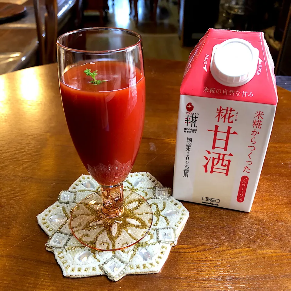 麹甘酒トマトジュース🥤|henryさん