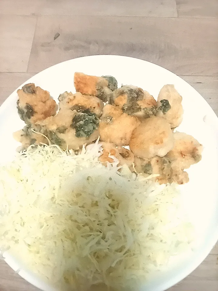 揚げない鶏胸肉と大葉の唐揚げ|俊一さん