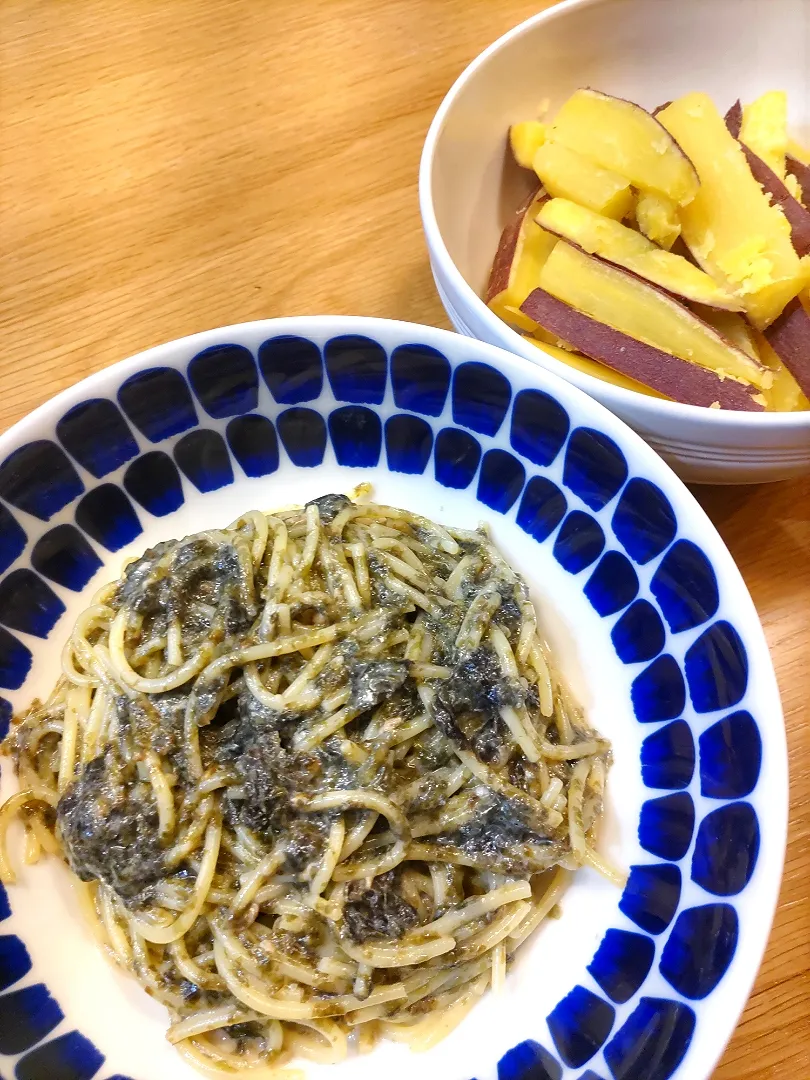 海苔のクリームパスタ|とっこさん