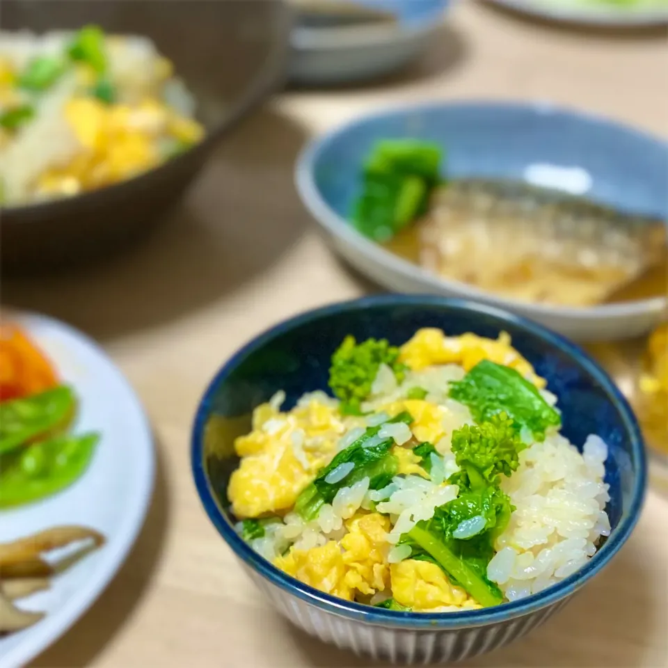 アッチさんの料理 菜の花ごはん|ふぅちゃんさん