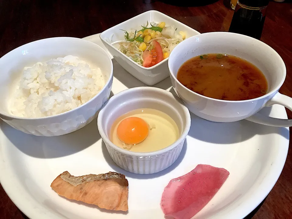 Snapdishの料理写真:kitchen &cafe GAJAさんの和モーニング😋|アライさんさん