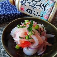 いかそうめんのたらこ和え