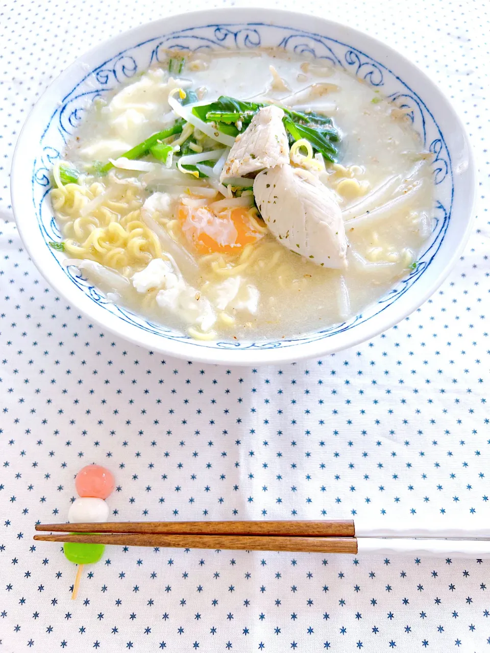 しっとりササミ入り塩ラーメン|＊Aloha＊さん