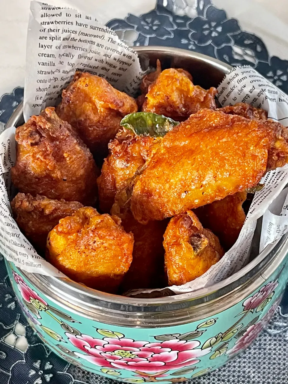 Turmeric fried chicken wings|12Dragonさん