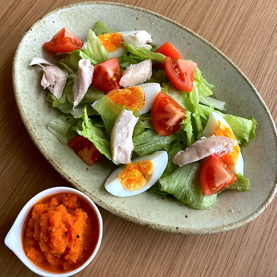 Snapdishの料理写真:塩みかんでキャロットラペ風食べるドレッシング🍊|べべべさん