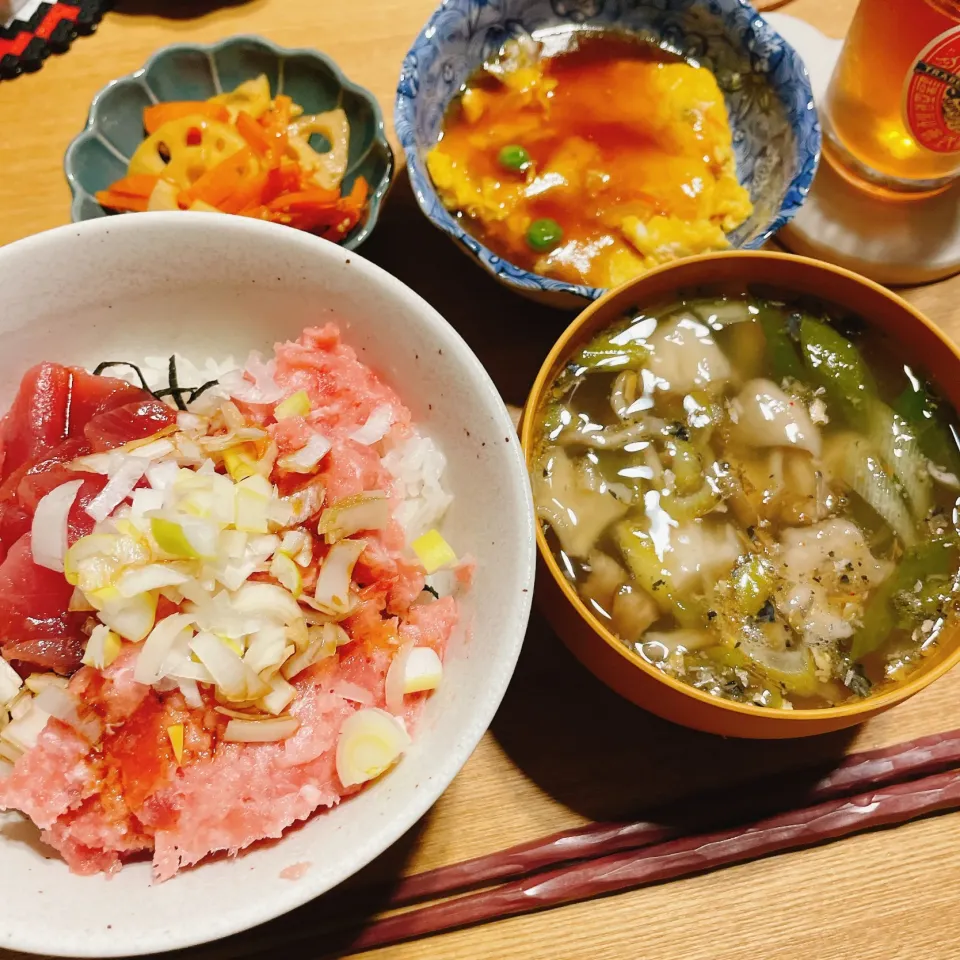 ねぎとろまぐろ丼♡|38cさん