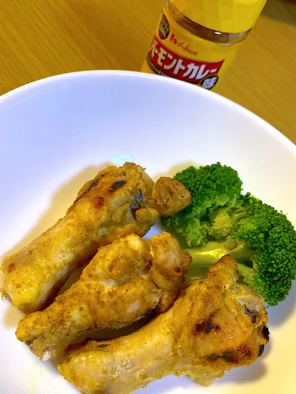 味付カレーパウダーで、カレー味グリルチキン|Megumiさん