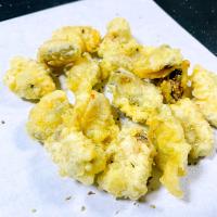 ムール貝の天麩羅オレガノ&チーズ塩