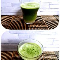 糀甘酒で朝抹茶ラテ