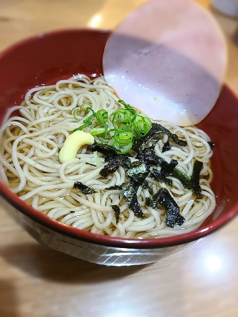 インフルで体調不良の私に高1の長男が作ってくれた和風そば🥺|みぽりん♪さん