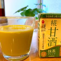糀甘酒　抹茶ブレンド✨