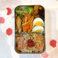 2023/03/14
マグロのあら煮🐟
ブロッコリー🥦のごま和え
ゆで卵
ひじき煮
人参🥕とちくわのきんぴら