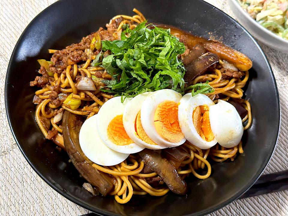 麻婆茄子麺