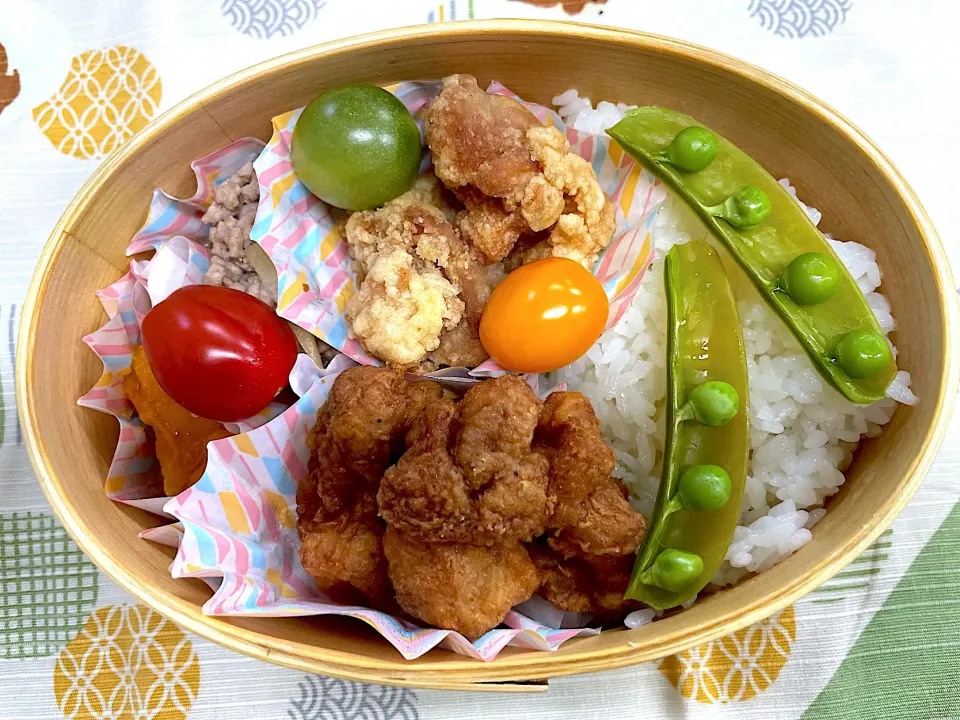 唐揚げ、カブ煮、かぼちゃ煮付け🍱|なお🅿️さん