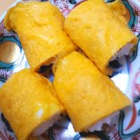 💖厚焼き卵でおにぎり💖