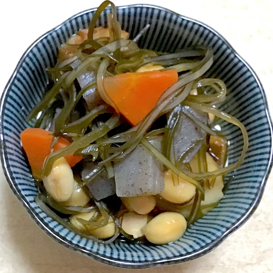 糸昆布と大豆の煮物|春の日さん