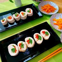 鶏むね肉の八幡巻きのレシピ