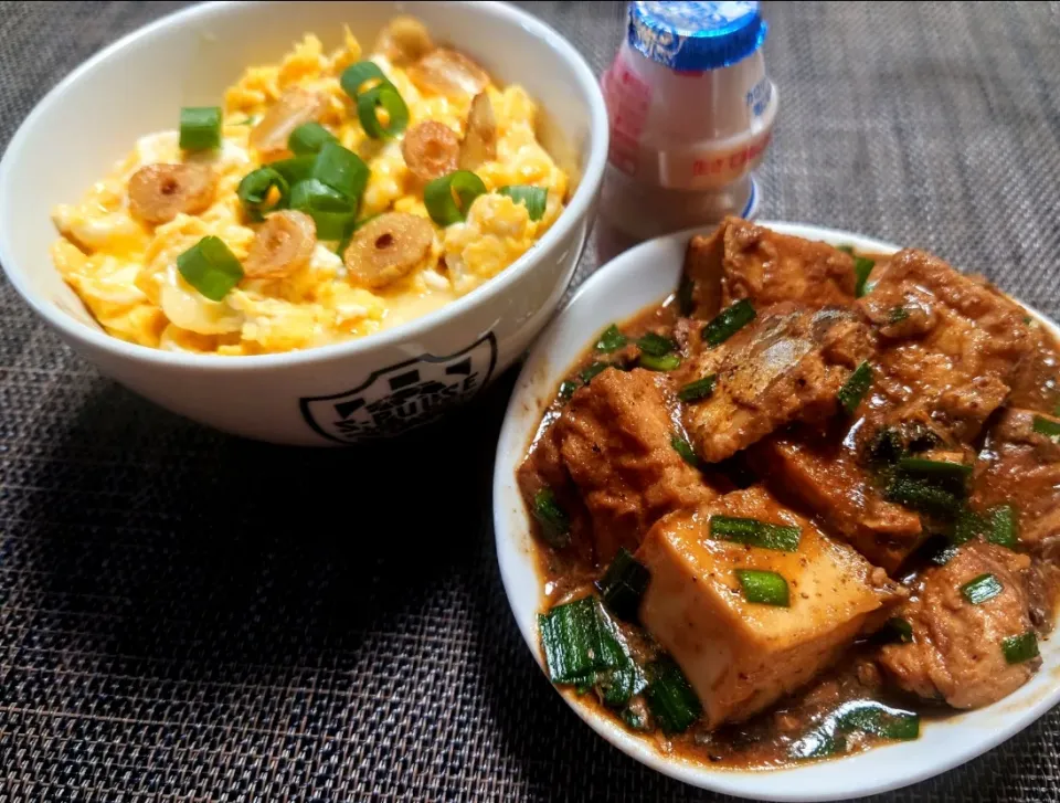 サバ麻婆厚揚げ
ぺぺたま丼|マギーさん