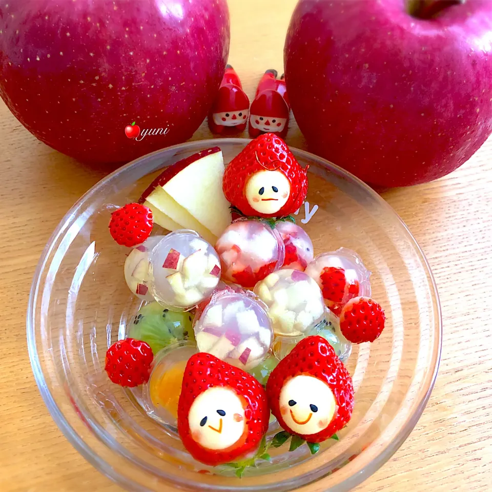 雪室りんご🍎の球体ゼリー🍎|🌸yuni🌸さん