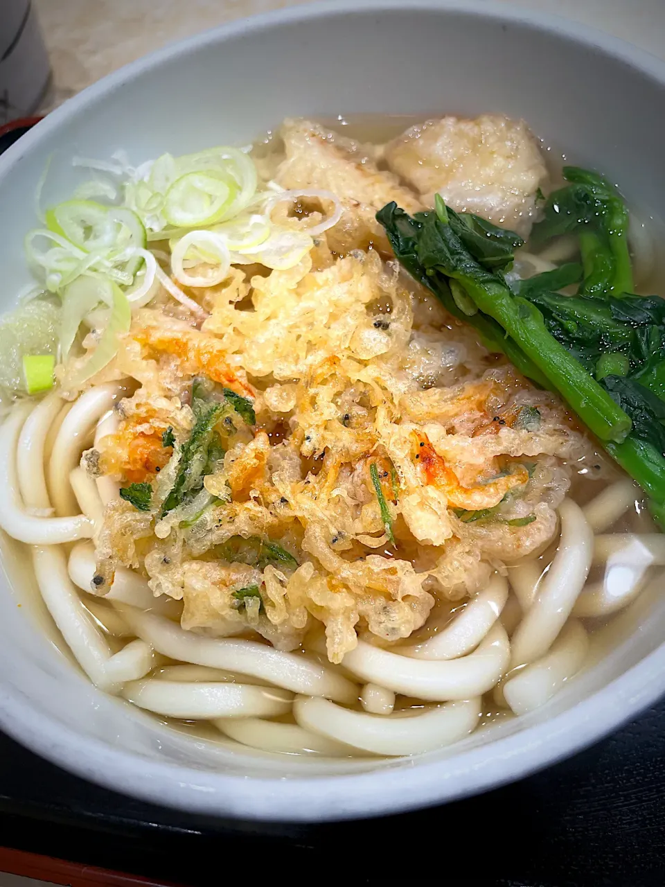 桜えびと白魚のかき揚げうどん！|Tomyさん