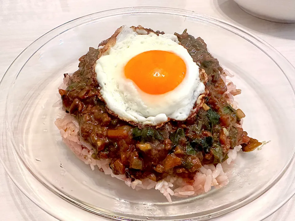 ほうれん草たっぷりキーマカレー|ゆみさん