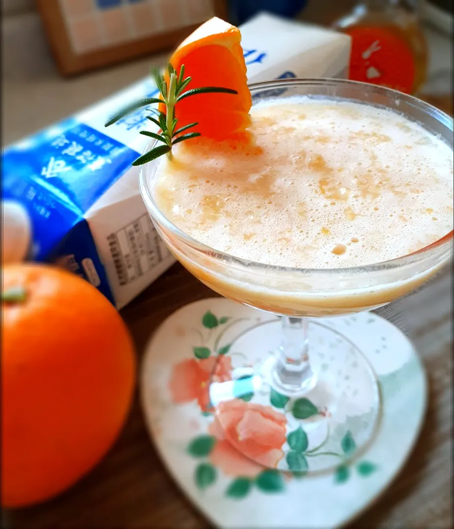 糀甘酒でオレンジカクテル🍸🍊|fumfumさん