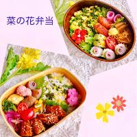 🍀菜花と炒り卵のお弁当🍀