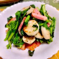 菜花とベーコンの炒めもの