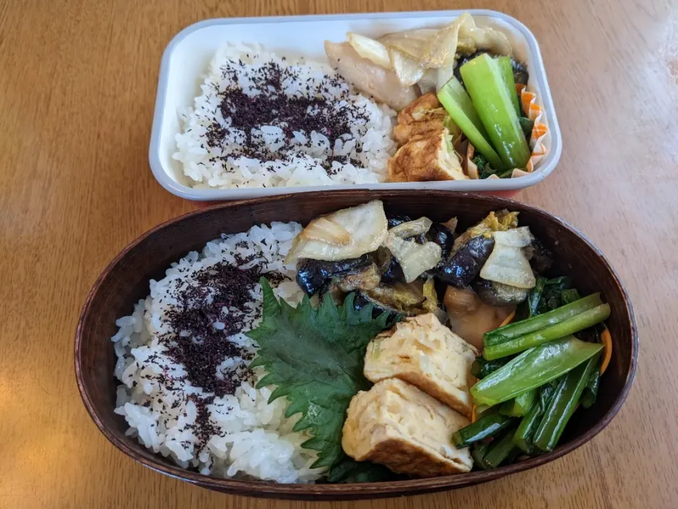 Snapdishの料理写真:鶏むね肉の味噌漬け弁当|こうさん