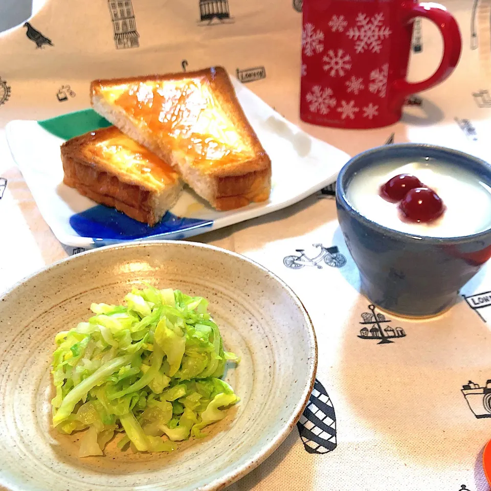 Snapdishの料理写真:朝ごはん☀️|Chiaki Kobayashiさん