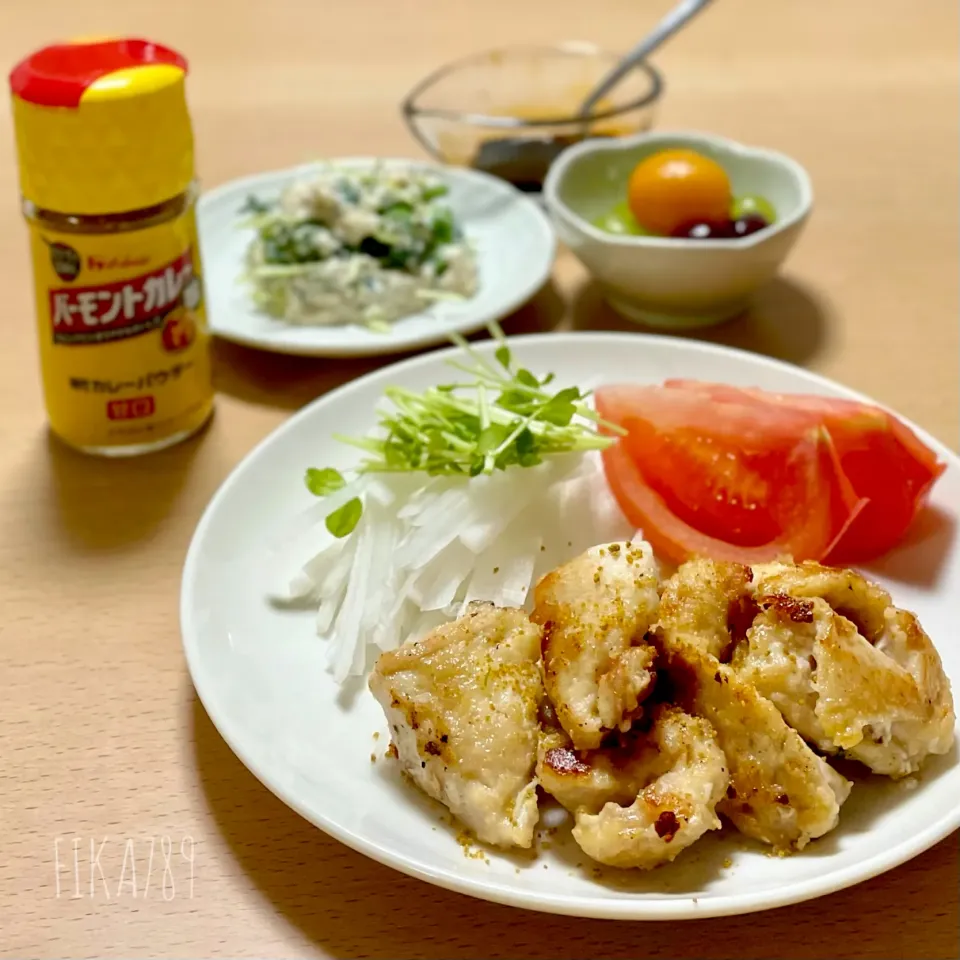 カレー味で大満足の 鶏肉の唐揚げ|FIKA789さん