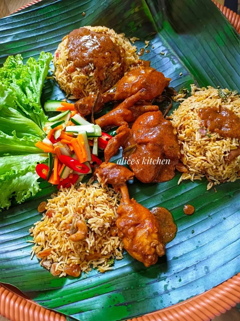 set nasi biryani simple untuk 👪|Alice's kitchenさん