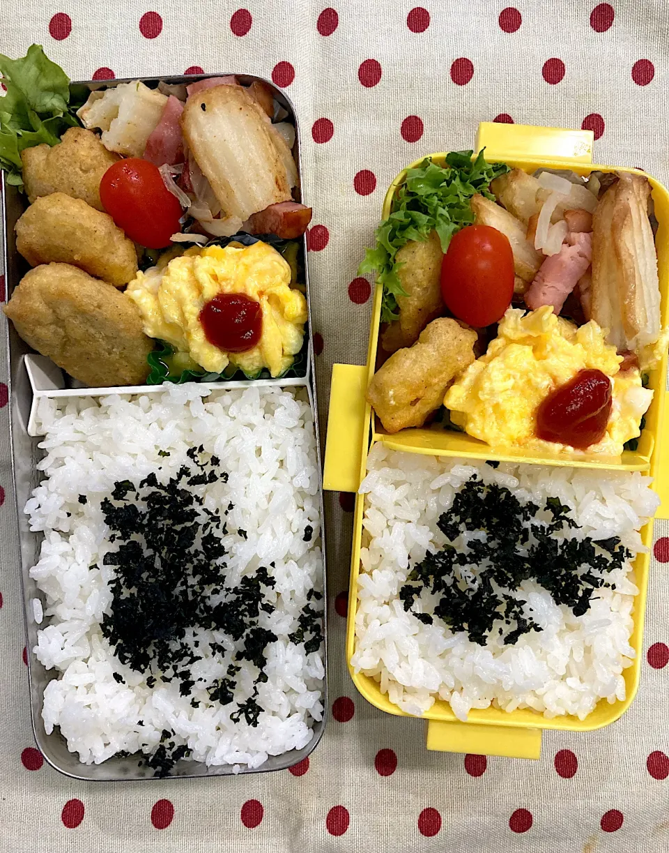 Snapdishの料理写真:3月17日 ジャンキーな お弁当🍱|sakuramochiさん