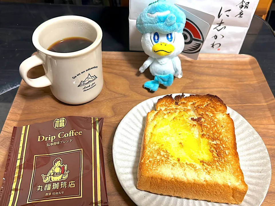 バタートースト&コーヒー🍞☕️|Tak@さん